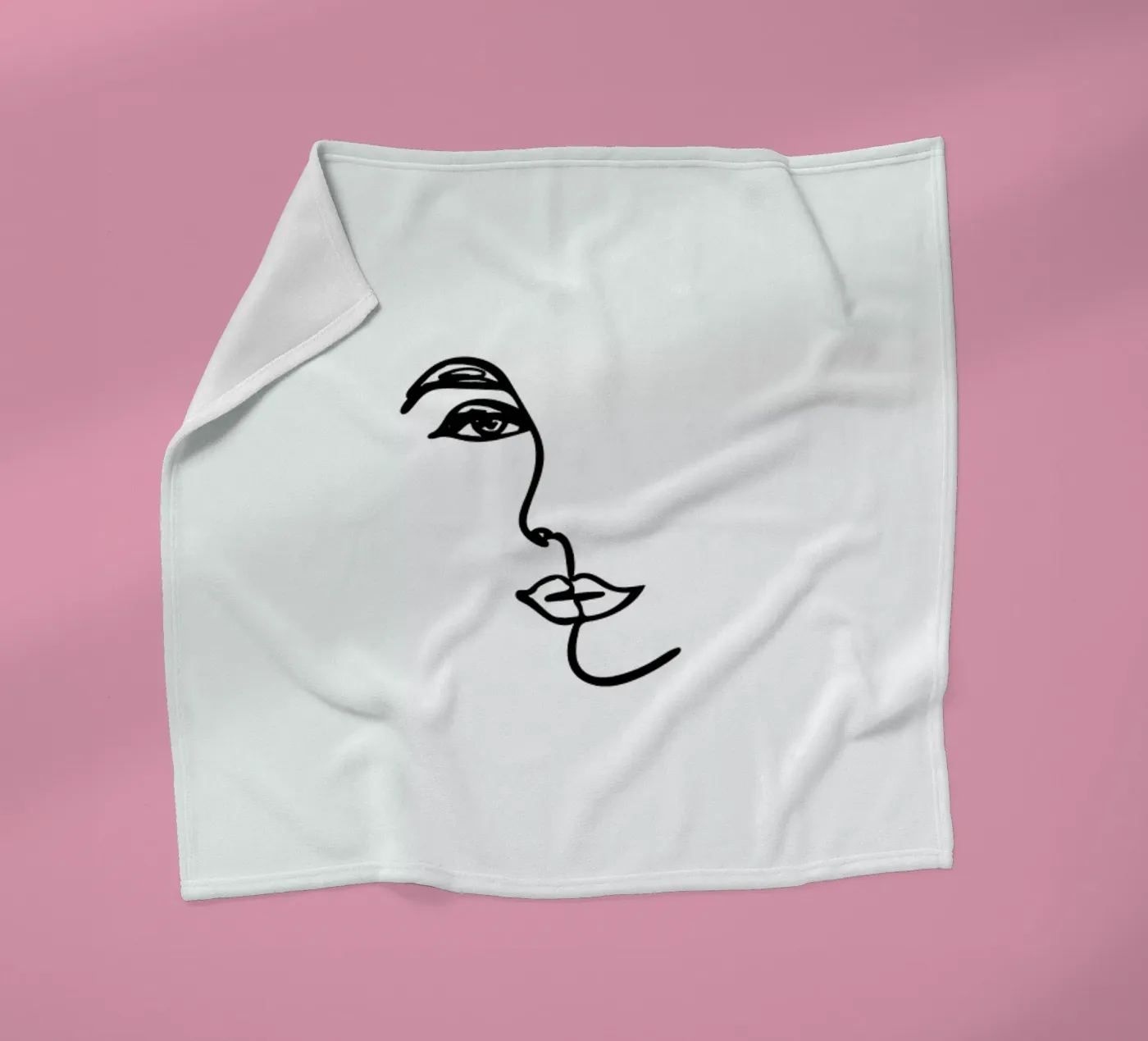 Mirrored Fleecedecke von Pure