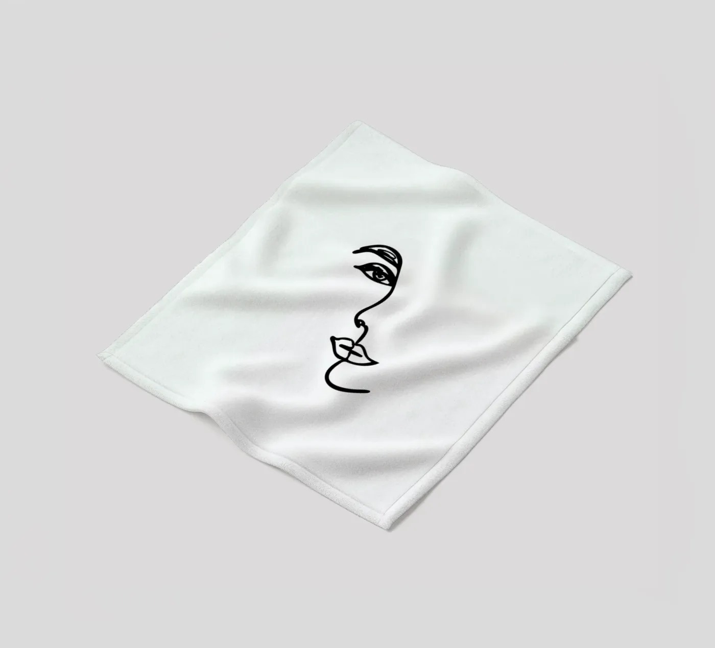 Mirrored Fleecedecke von Pure