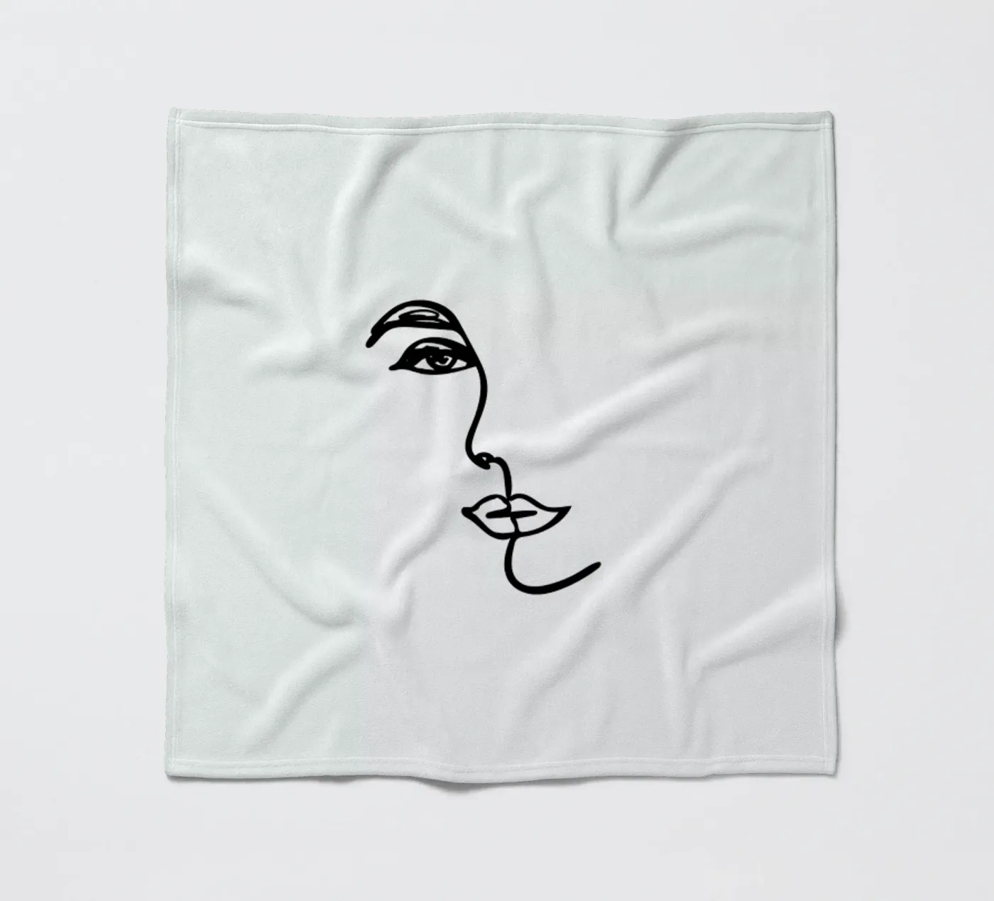 Mirrored Fleecedecke von Pure