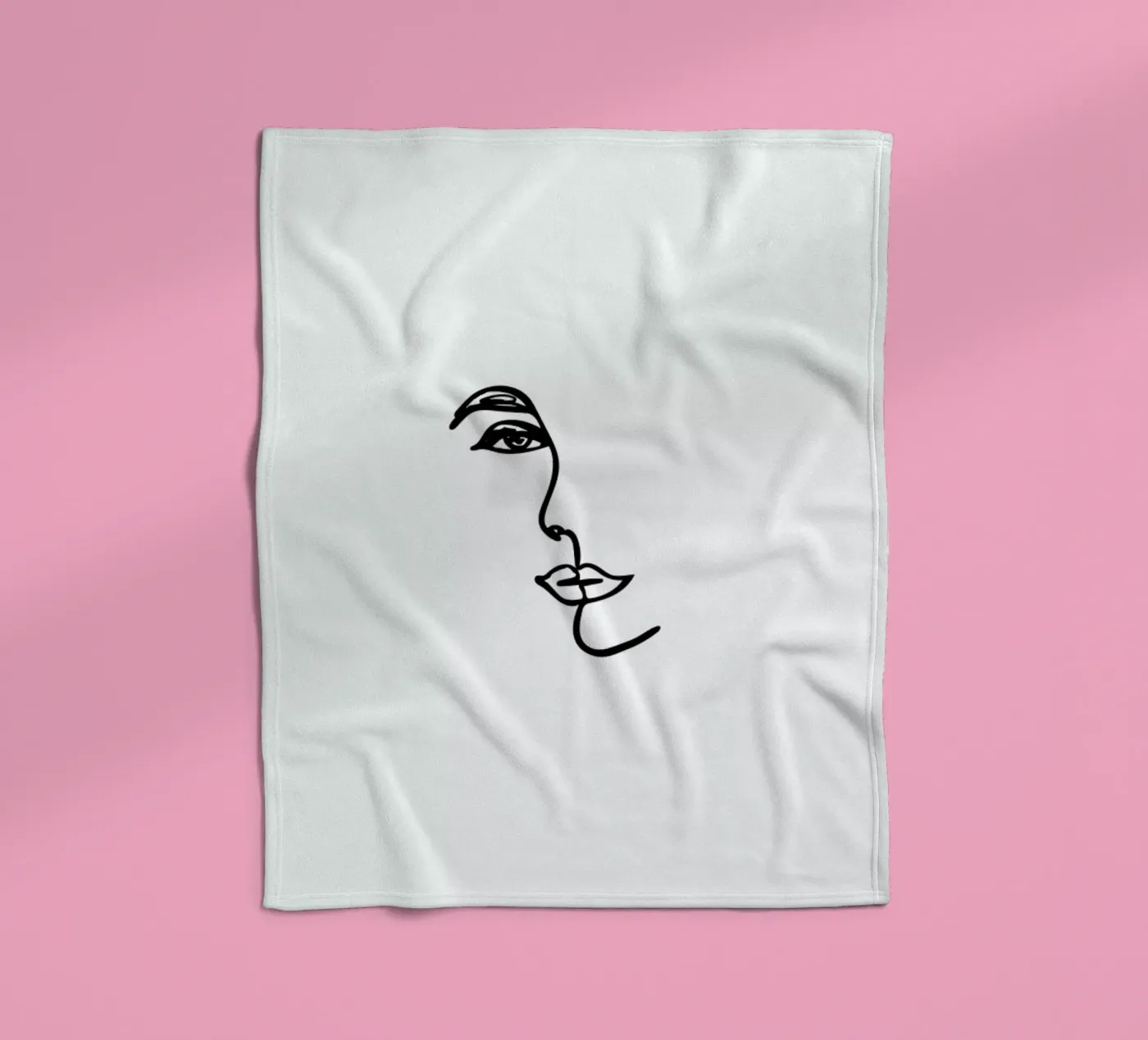 Mirrored Fleecedecke von Pure