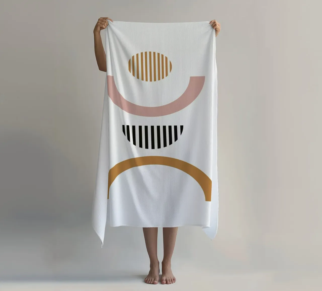 Chrysanthe beach towel by Charlotte Winter