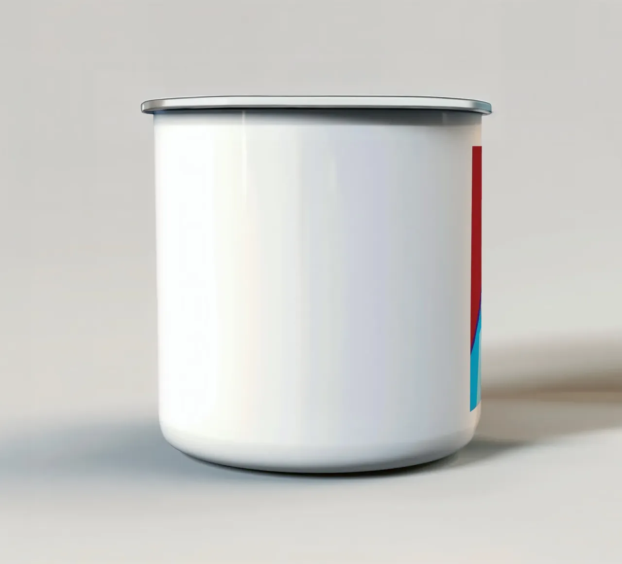 Ritratto pop art di Dwayne The Rock Johnson tazza in smalto da Hantamrata