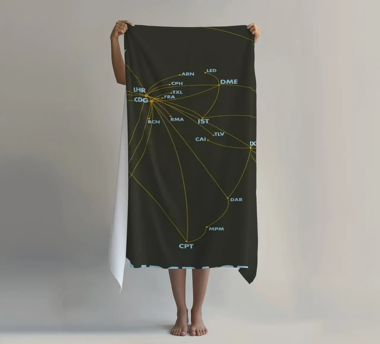 Airspace Map Dark telo mare da Marc Schulthess