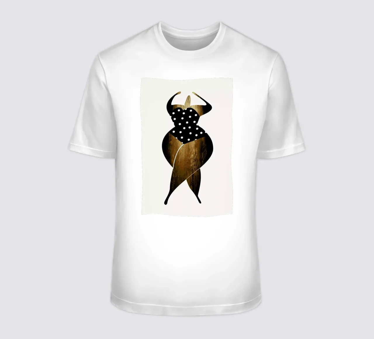 Dancing In The Sun Gold t-shirt da Kubistika