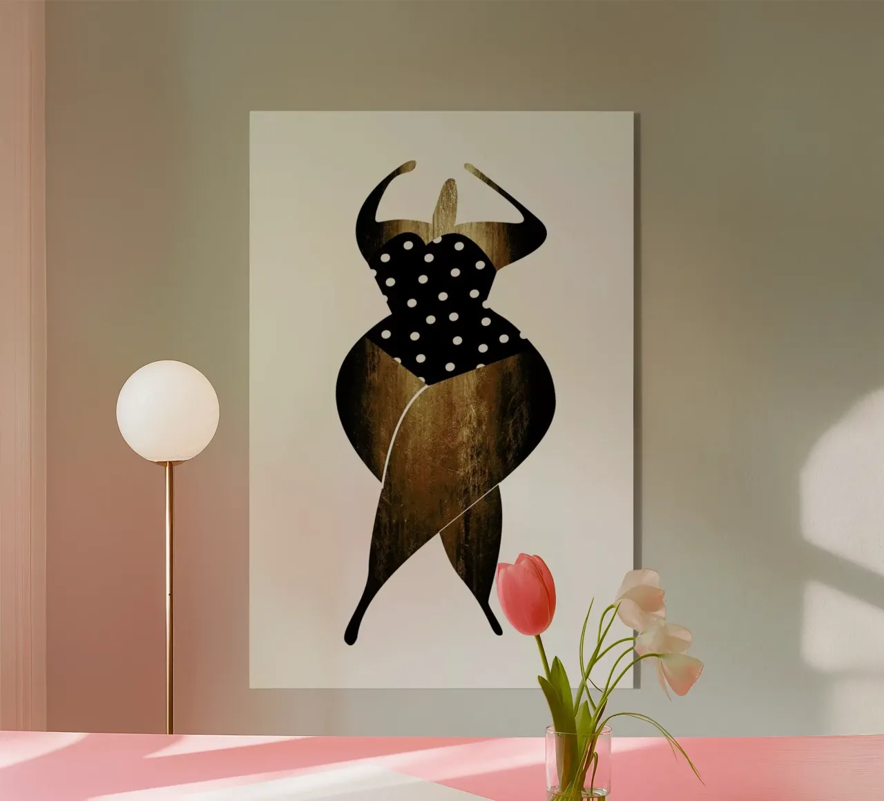 Dancing In The Sun Gold plexiglass da Kubistika