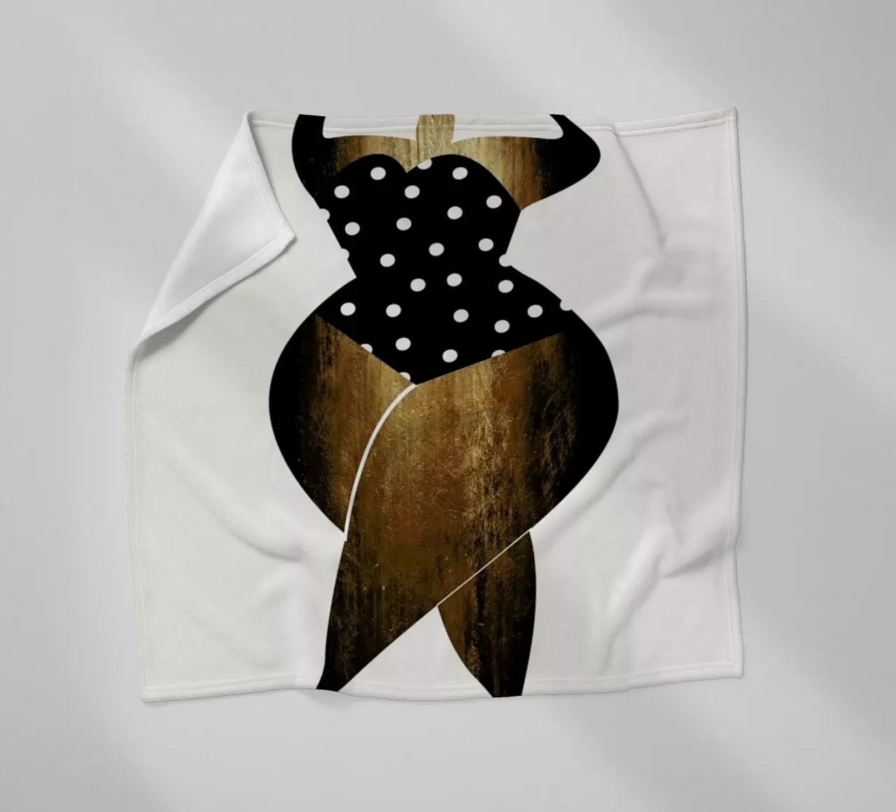 Dancing In The Sun Gold coperta in pile da Kubistika