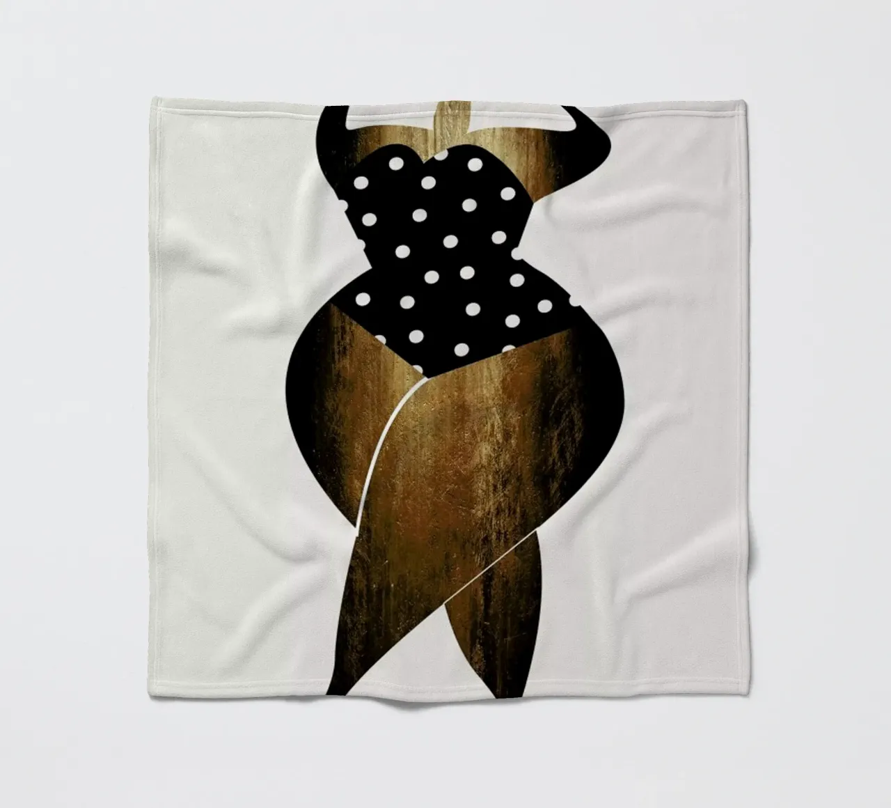 Dancing In The Sun Gold coperta in pile da Kubistika