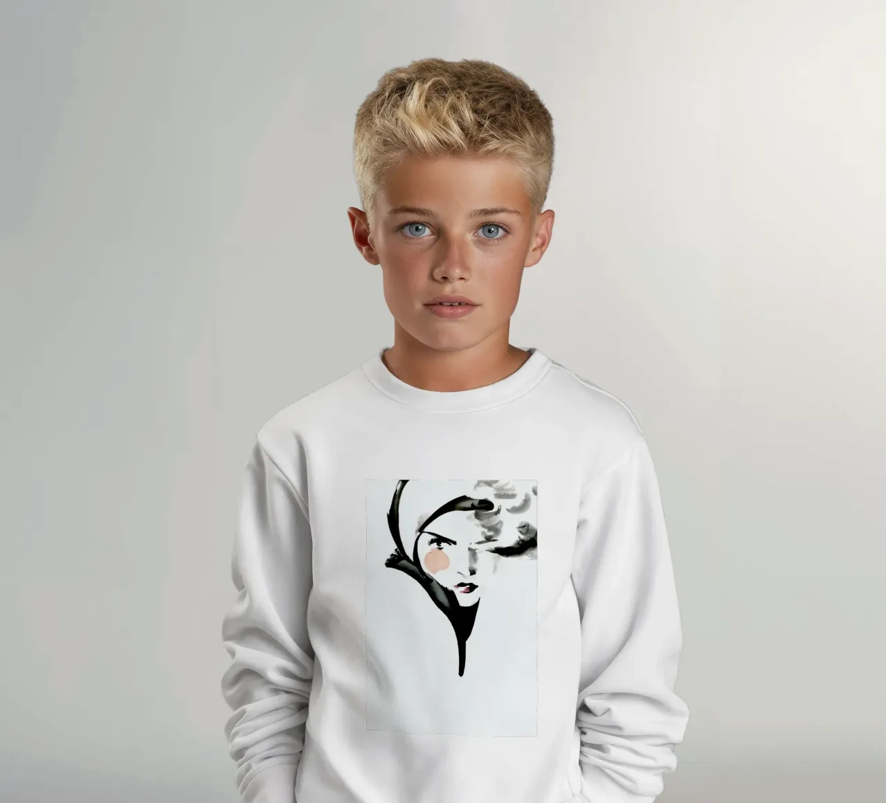 Winterliese Kinder Sweatshirt von Ekaterina Koroleva