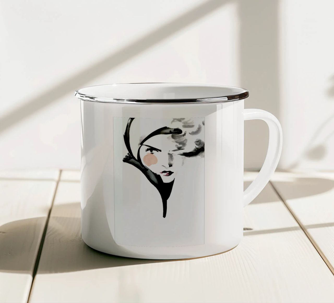 Winterliese tazza in smalto da Ekaterina Koroleva