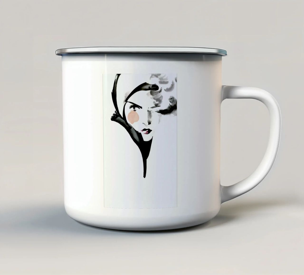 Winterliese tazza in smalto da Ekaterina Koroleva