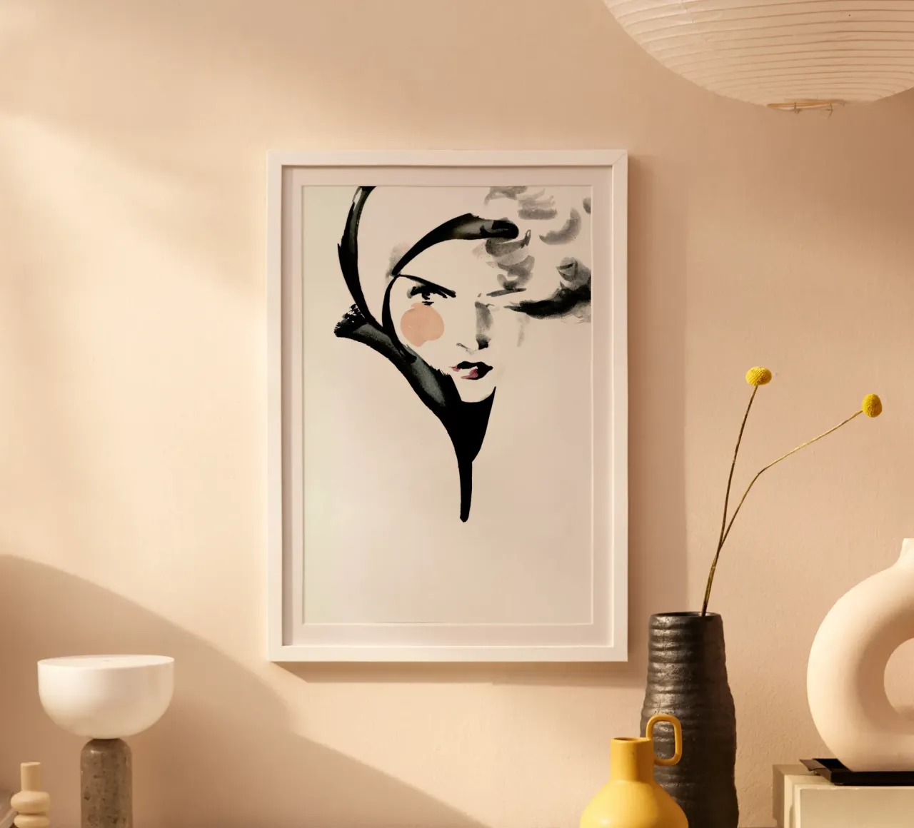 Winterliese poster con telaio in alluminio da Ekaterina Koroleva