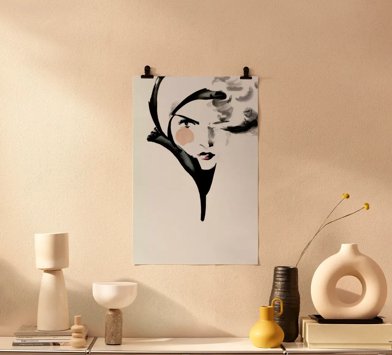 Winterliese poster con telaio in alluminio da Ekaterina Koroleva