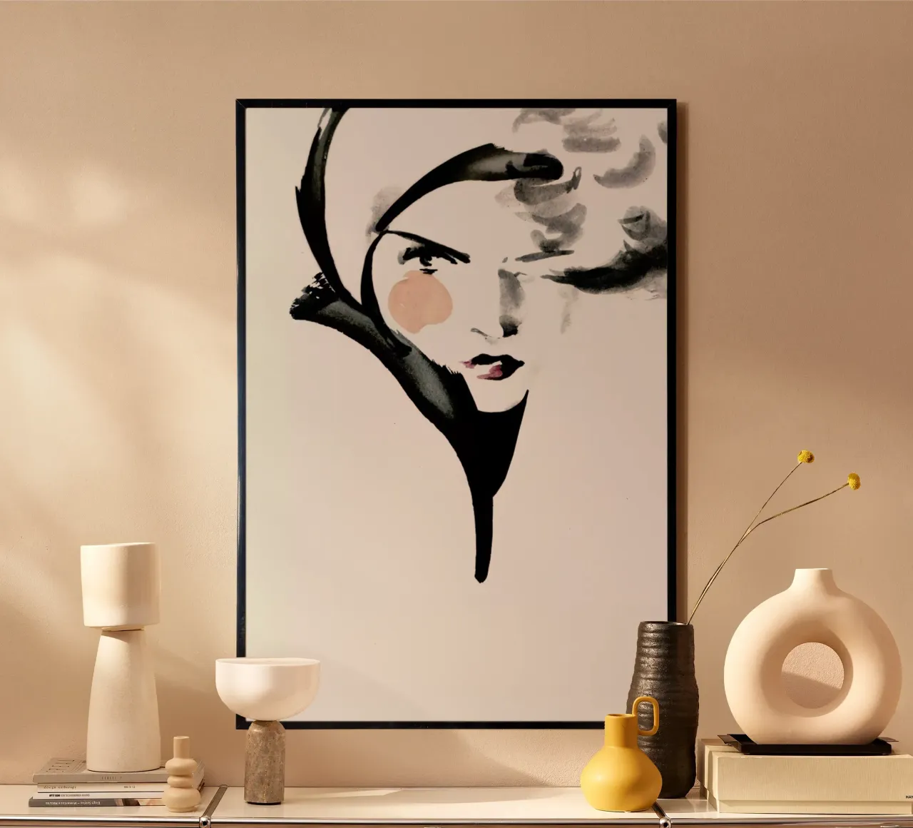 Winterliese poster con telaio in alluminio da Ekaterina Koroleva