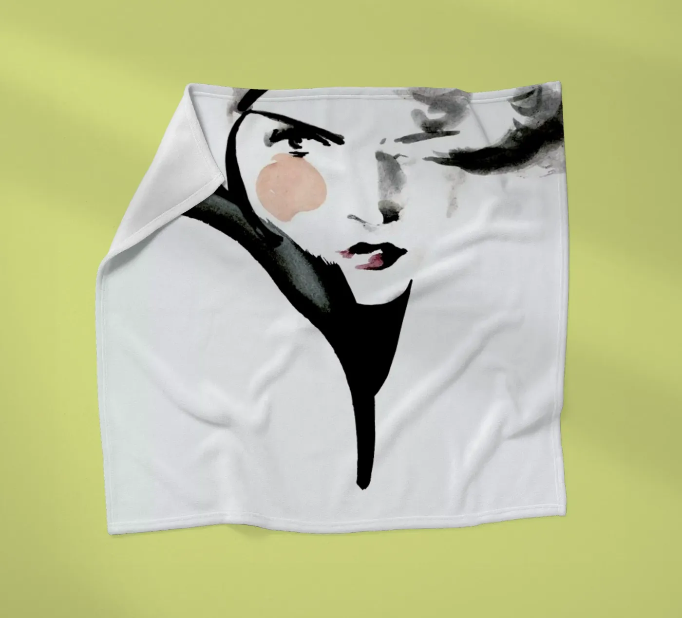 Winterliese Fleecedecke von Ekaterina Koroleva