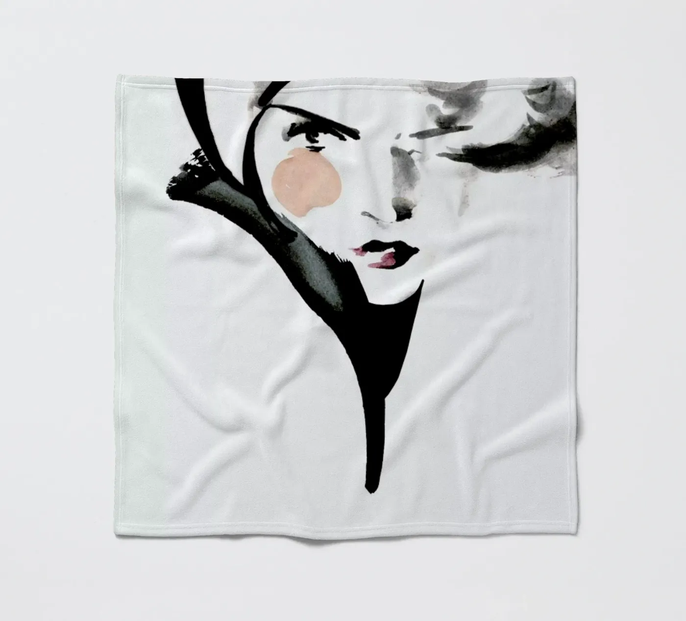 Winterliese Fleecedecke von Ekaterina Koroleva