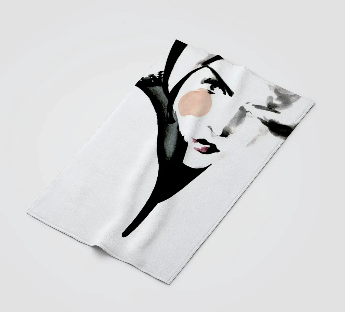 Winterliese Fleecedecke von Ekaterina Koroleva