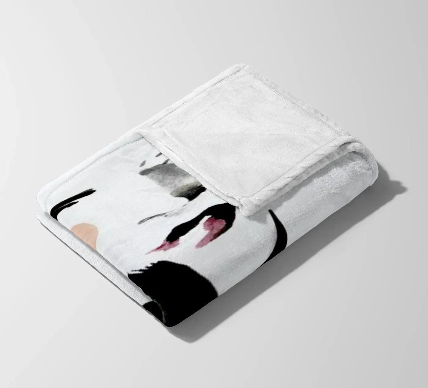 Winterliese Fleecedecke von Ekaterina Koroleva