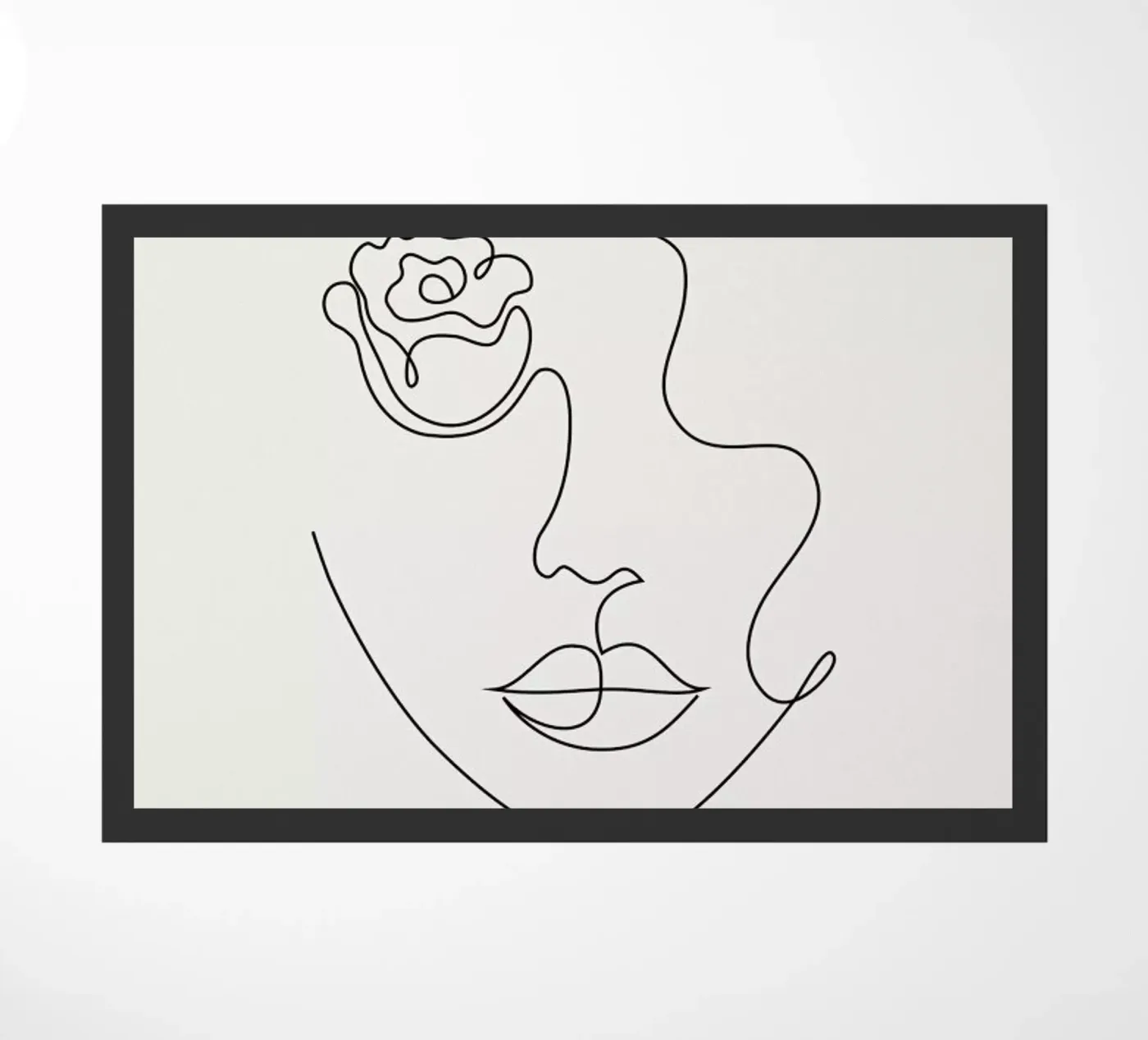 Petal doormat by Pure