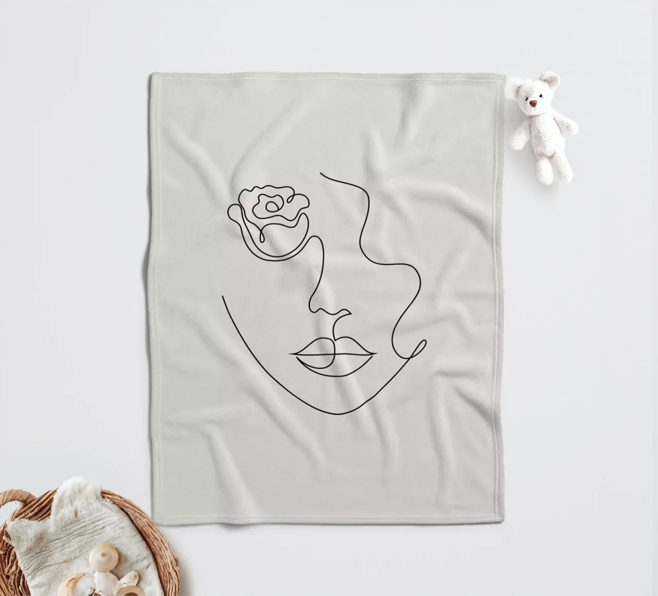 Petal coperta in pile da Pure