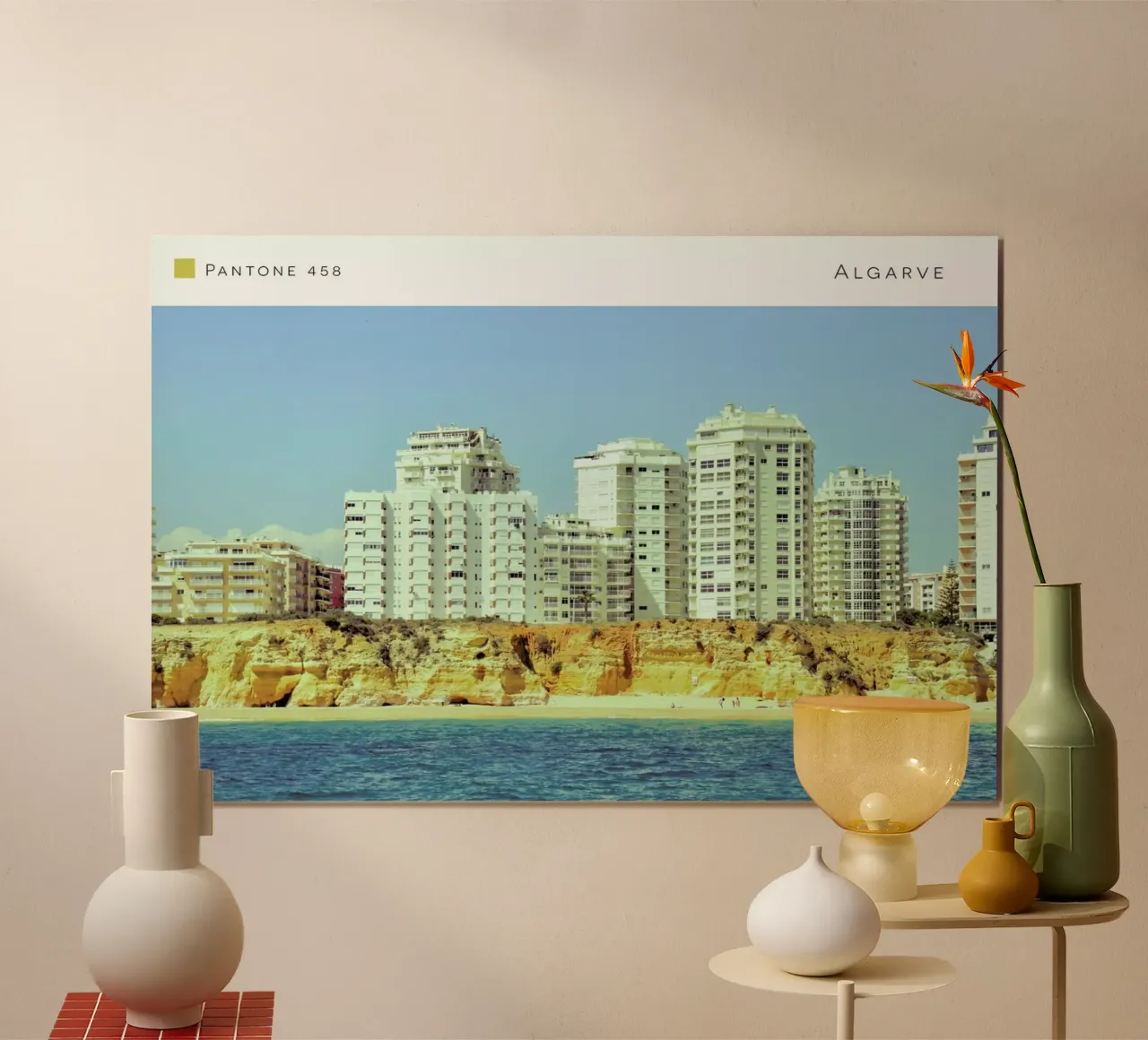 Algarve 2 poster con telaio in plastica da In Full Color