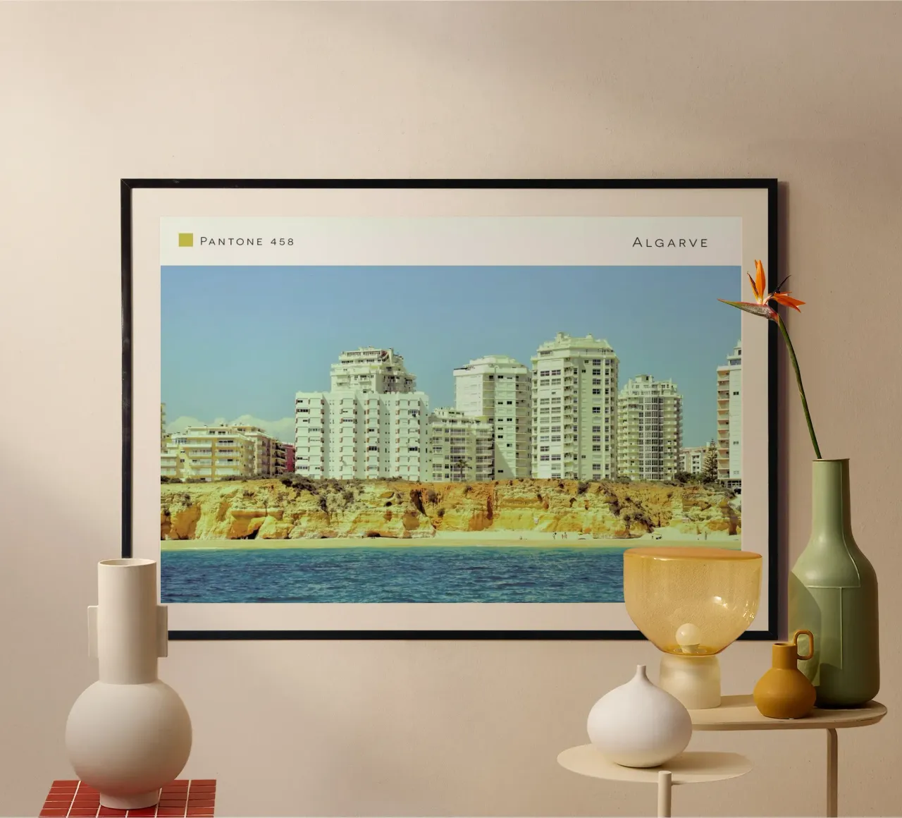 Algarve 2 poster con telaio in plastica da In Full Color