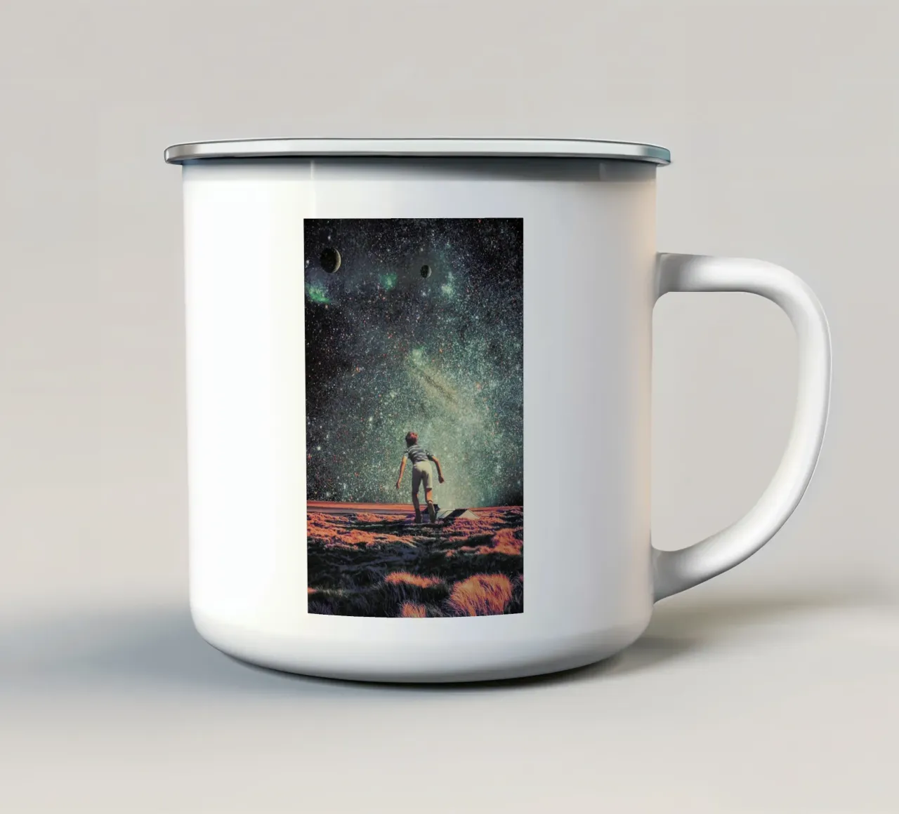 Nostalgia tazza in smalto da Frank Moth