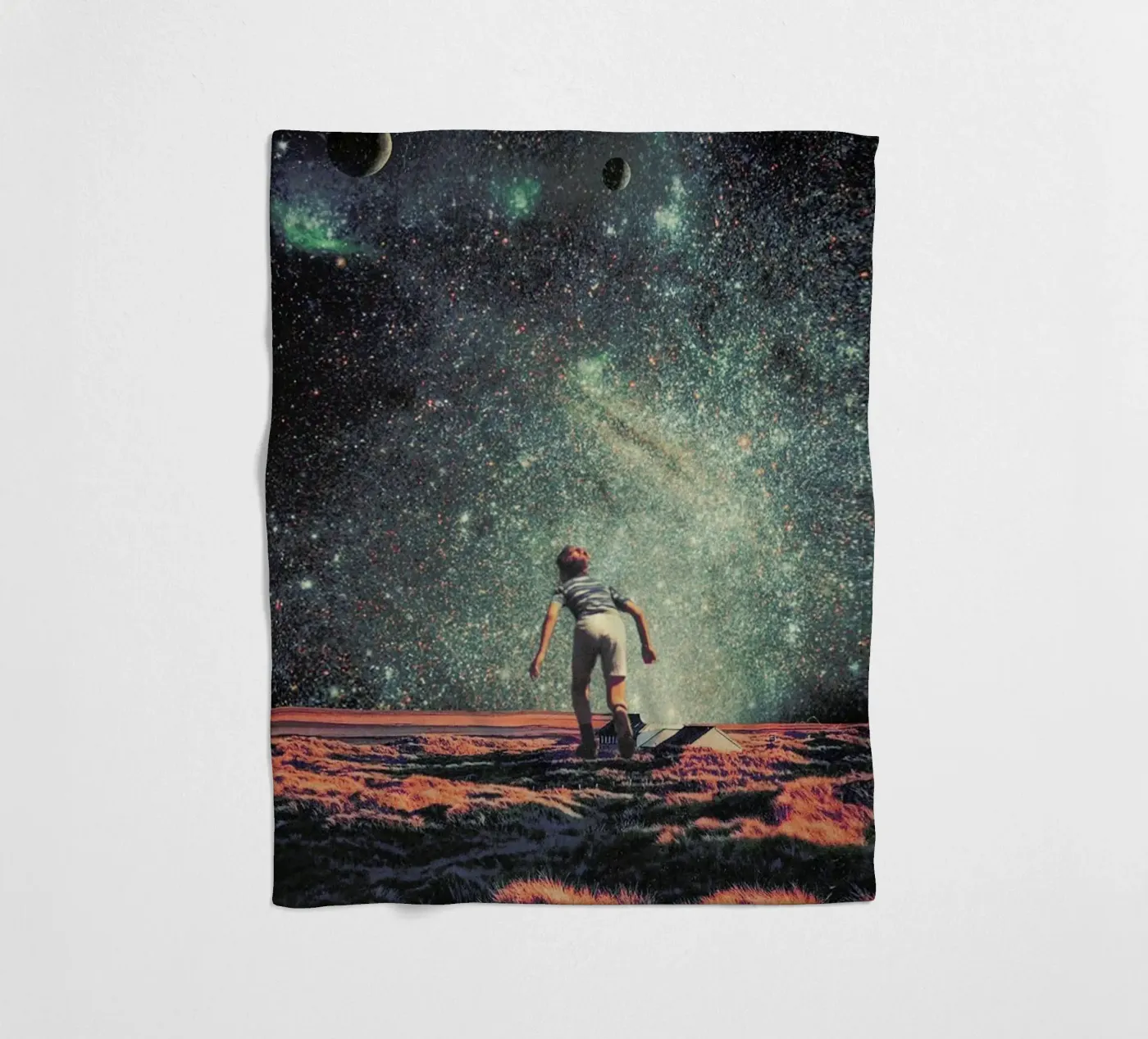 Nostalgia Fleecedecke von Frank Moth