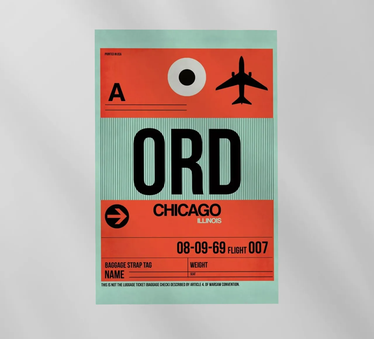 ORD-Chicago pellicola backlit da Naxart