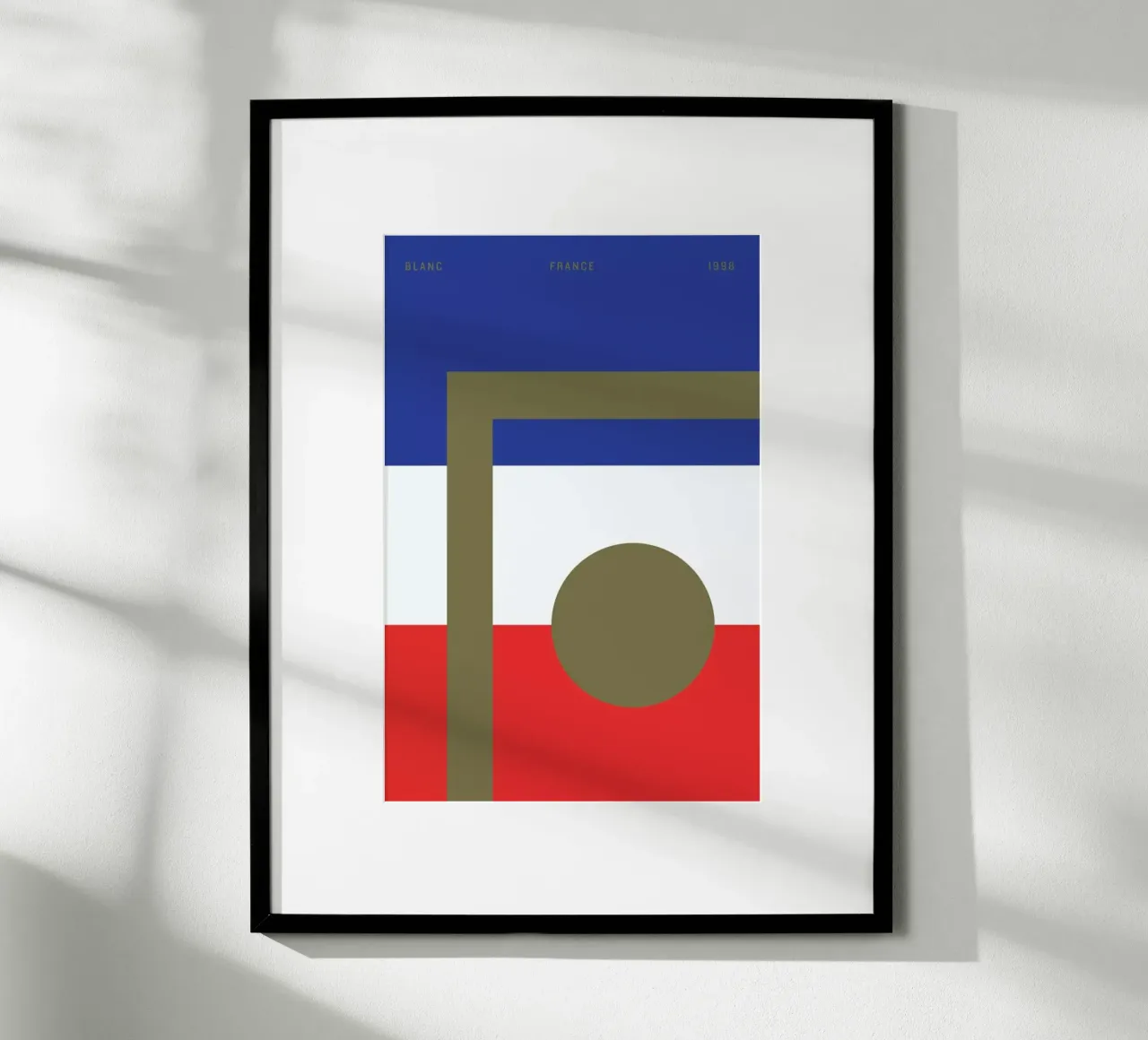 Blanc poster van Nick Barclay