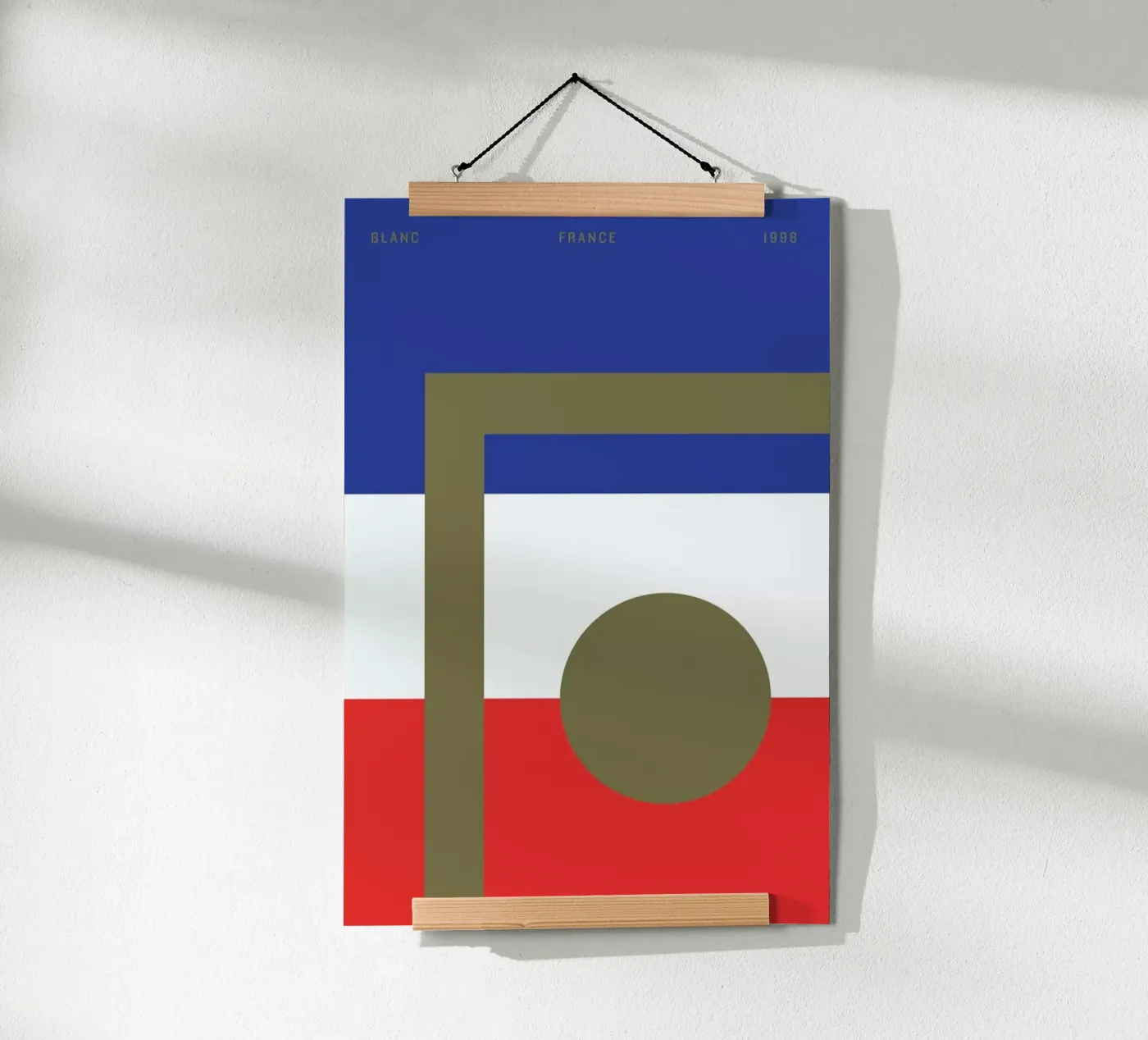 Blanc Poster von Nick Barclay