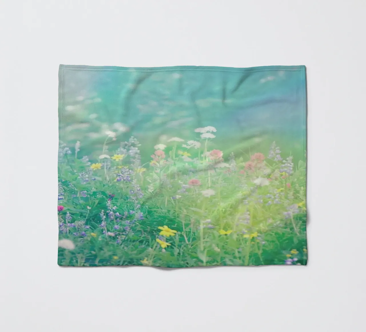 Mountain Wild Flowers 2 coperta in pile da Robin Delean