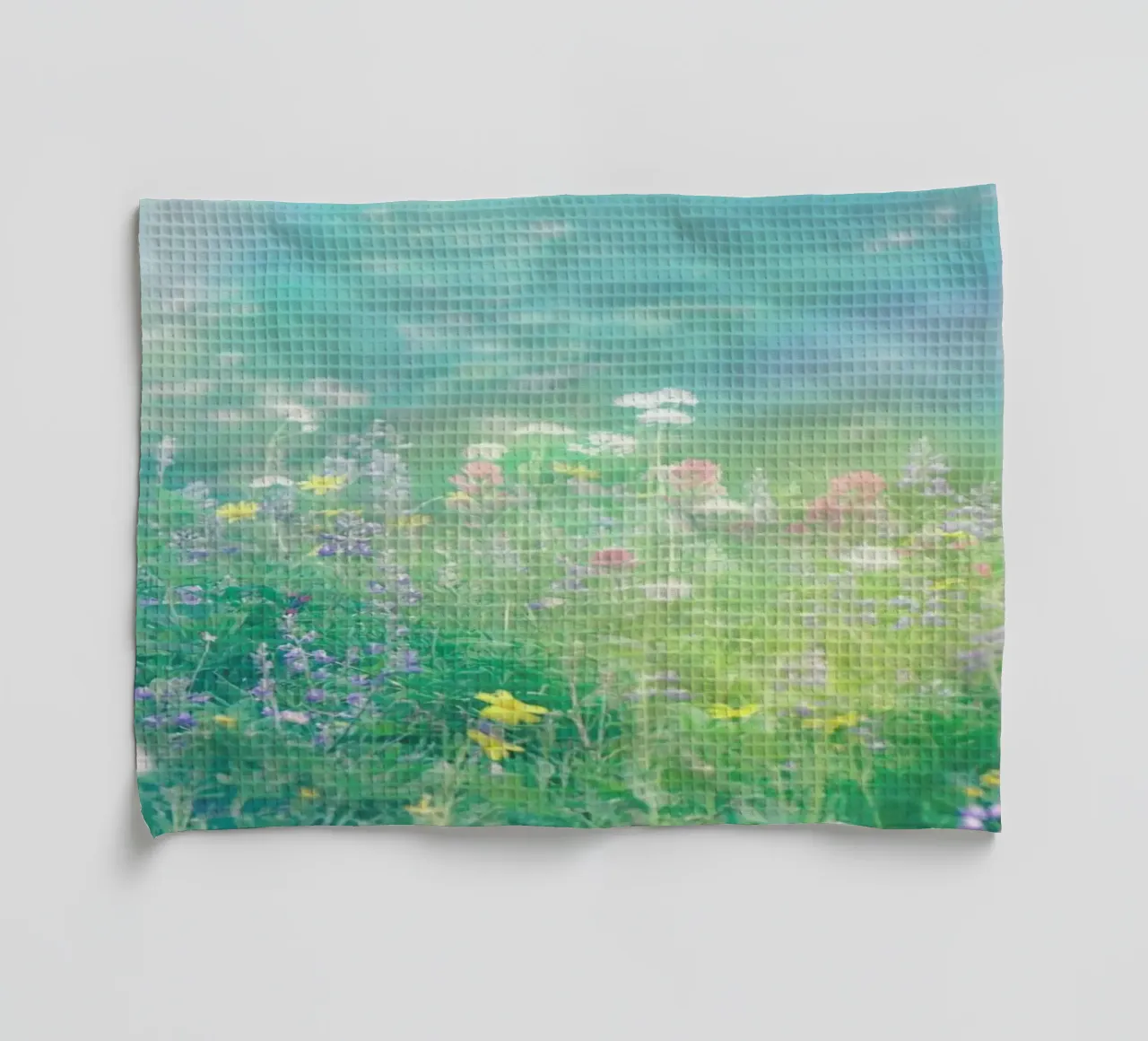 Mountain Wild Flowers 2 Geschirrtuch von Robin Delean