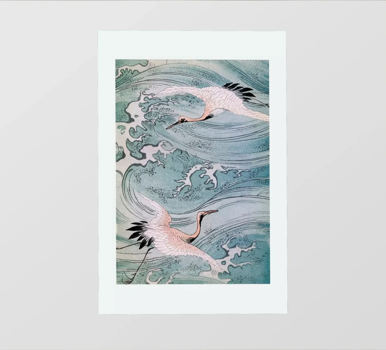 Storks Over Water pellicola backlit da Flora & Fauna