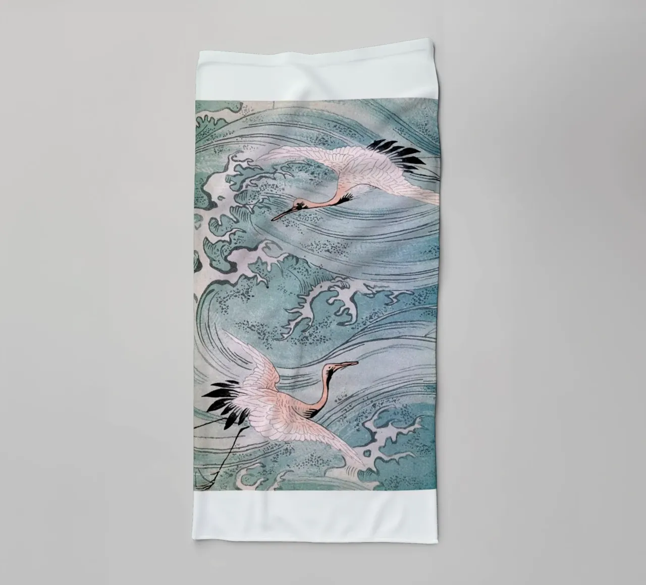 Storks Over Water asciugamano da bagno da Flora & Fauna