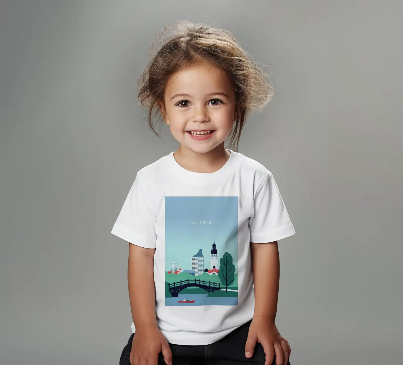 Leipzig Kinder T-Shirt von Katinka Reinke