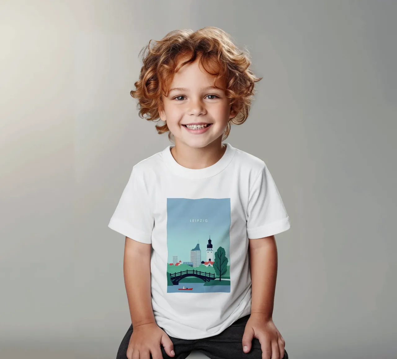 Leipzig t-shirt bambini da Katinka Reinke