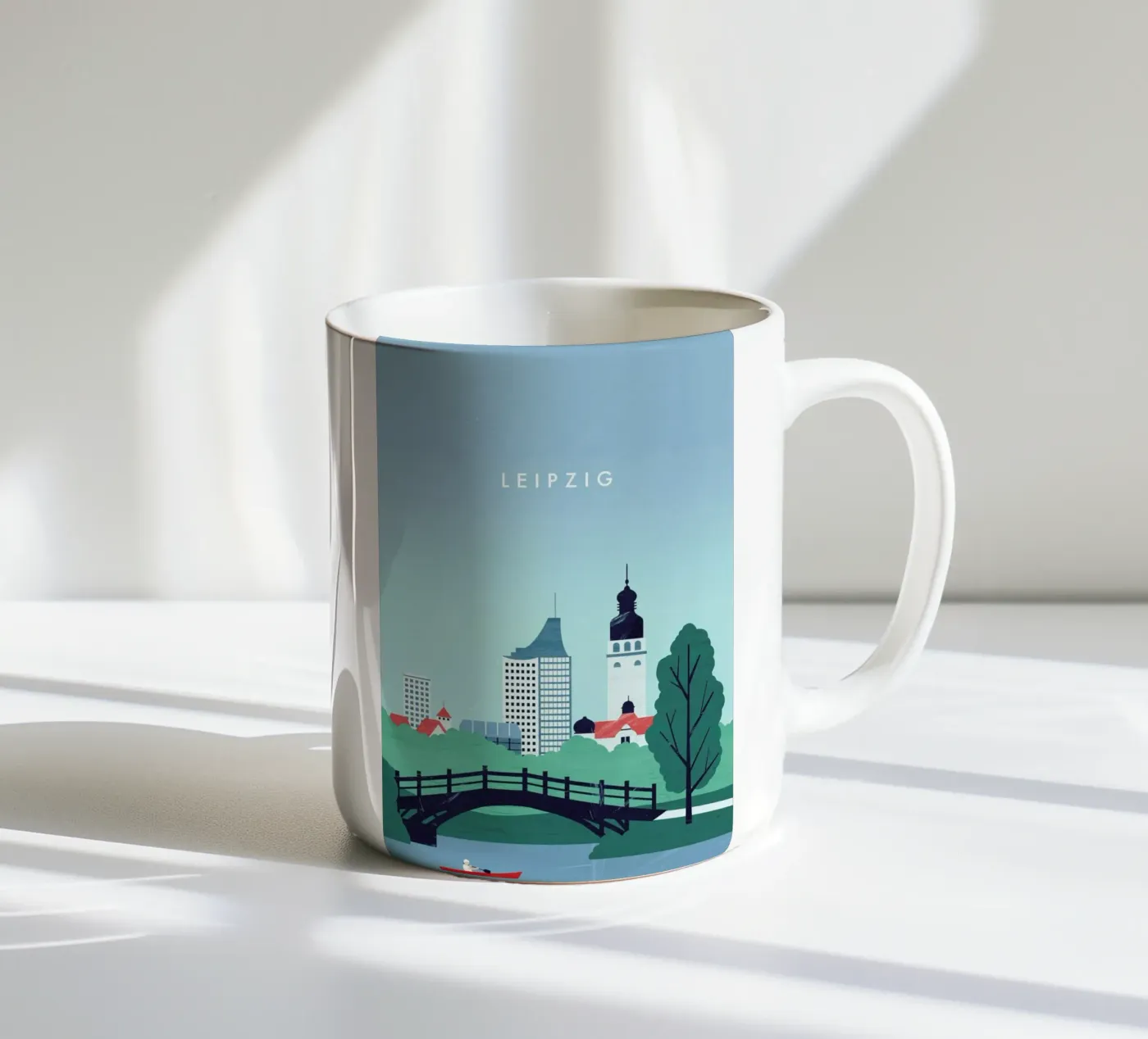 Leipzig ceramic mug by Katinka Reinke