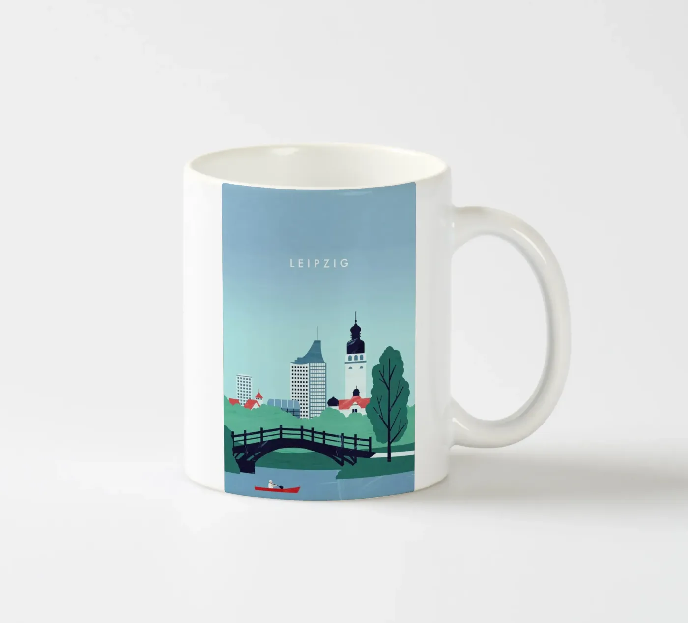 Leipzig ceramic mug by Katinka Reinke