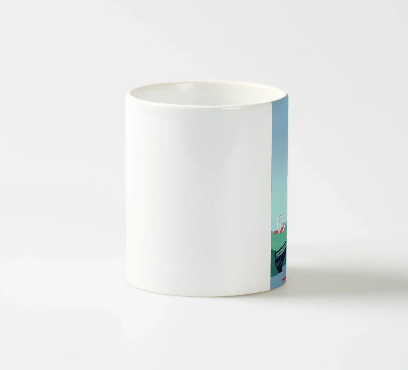 Leipzig ceramic mug by Katinka Reinke