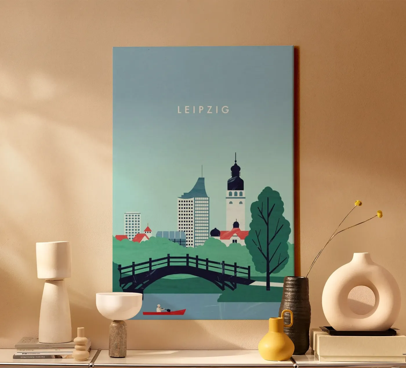 Leipzig canvas by Katinka Reinke