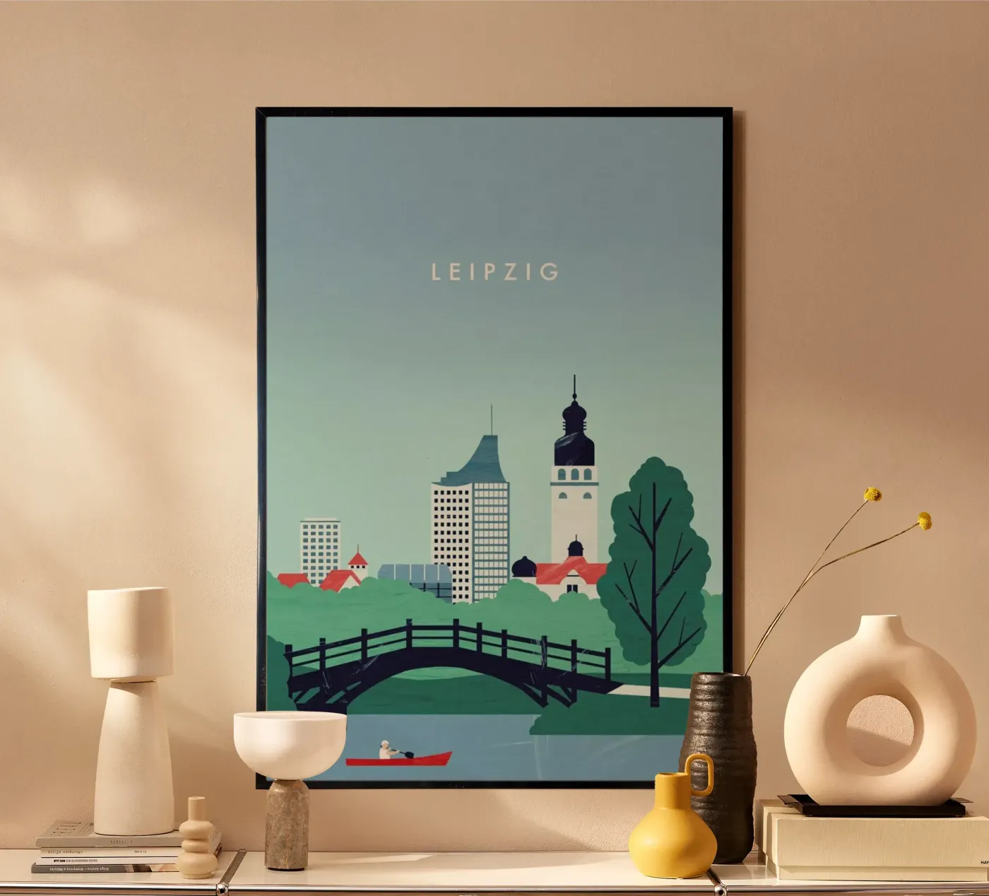 Leipzig poster van Katinka Reinke