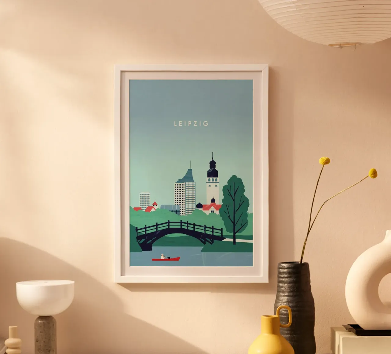 Leipzig poster by Katinka Reinke