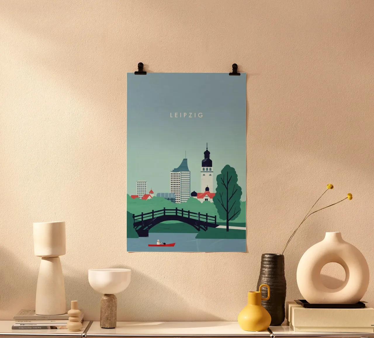 Leipzig poster by Katinka Reinke