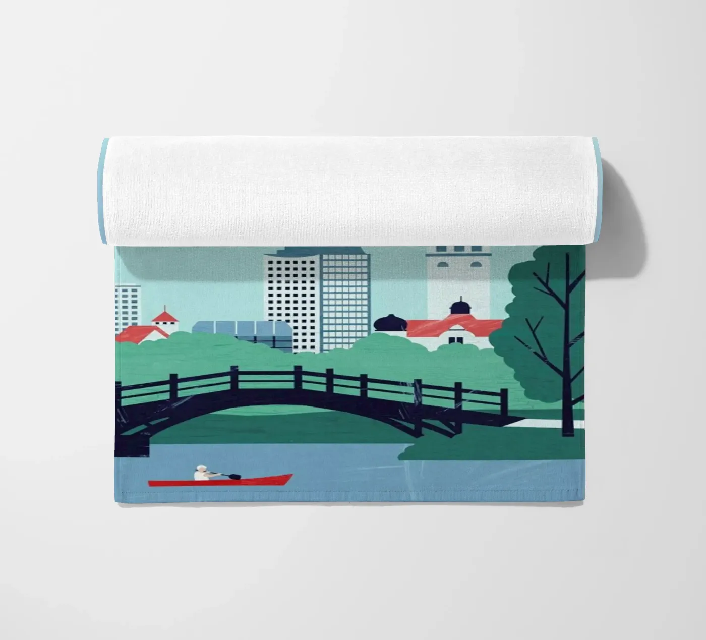 Leipzig strandhanddoek van Katinka Reinke