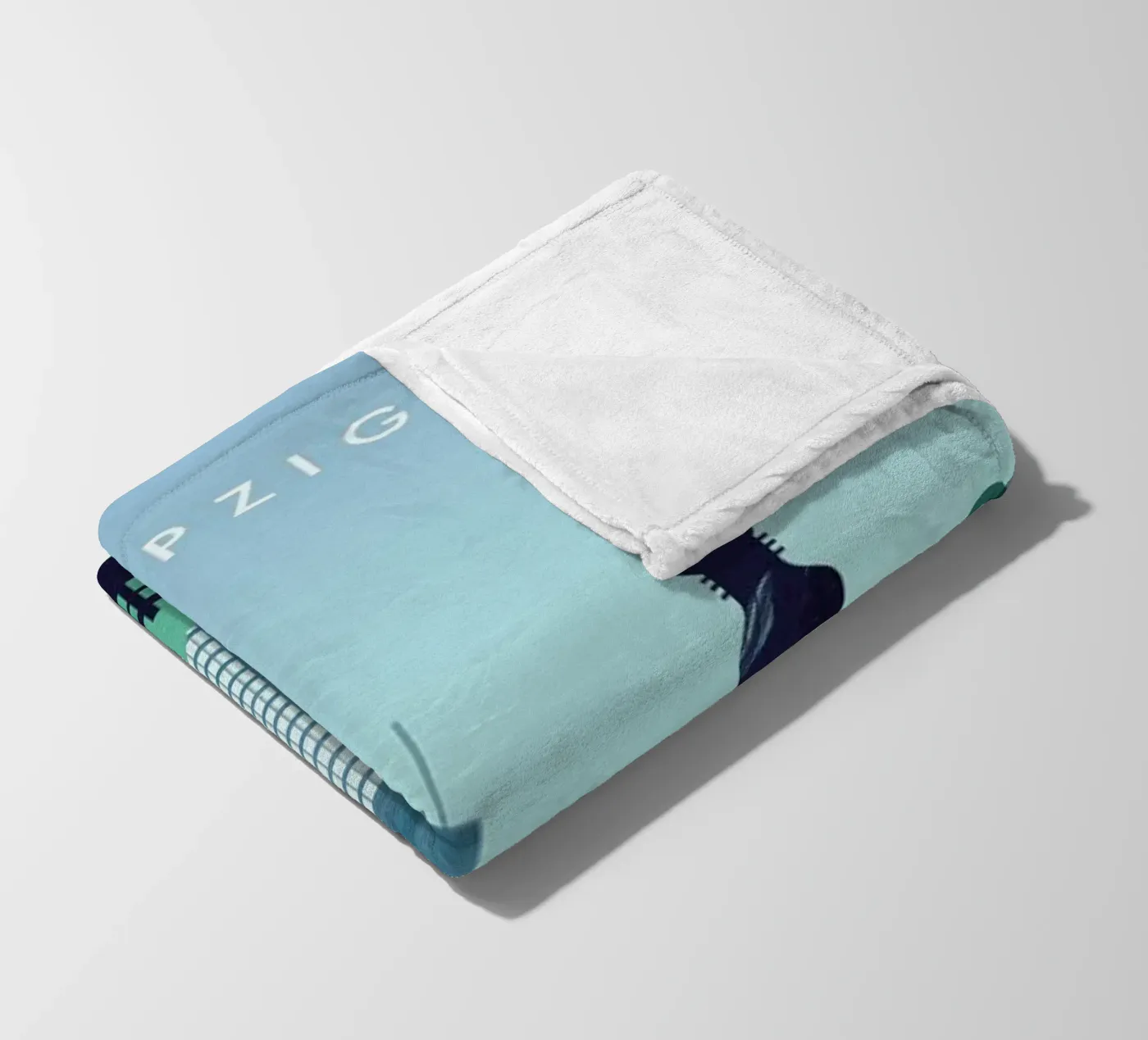 Leipzig fleece blanket by Katinka Reinke