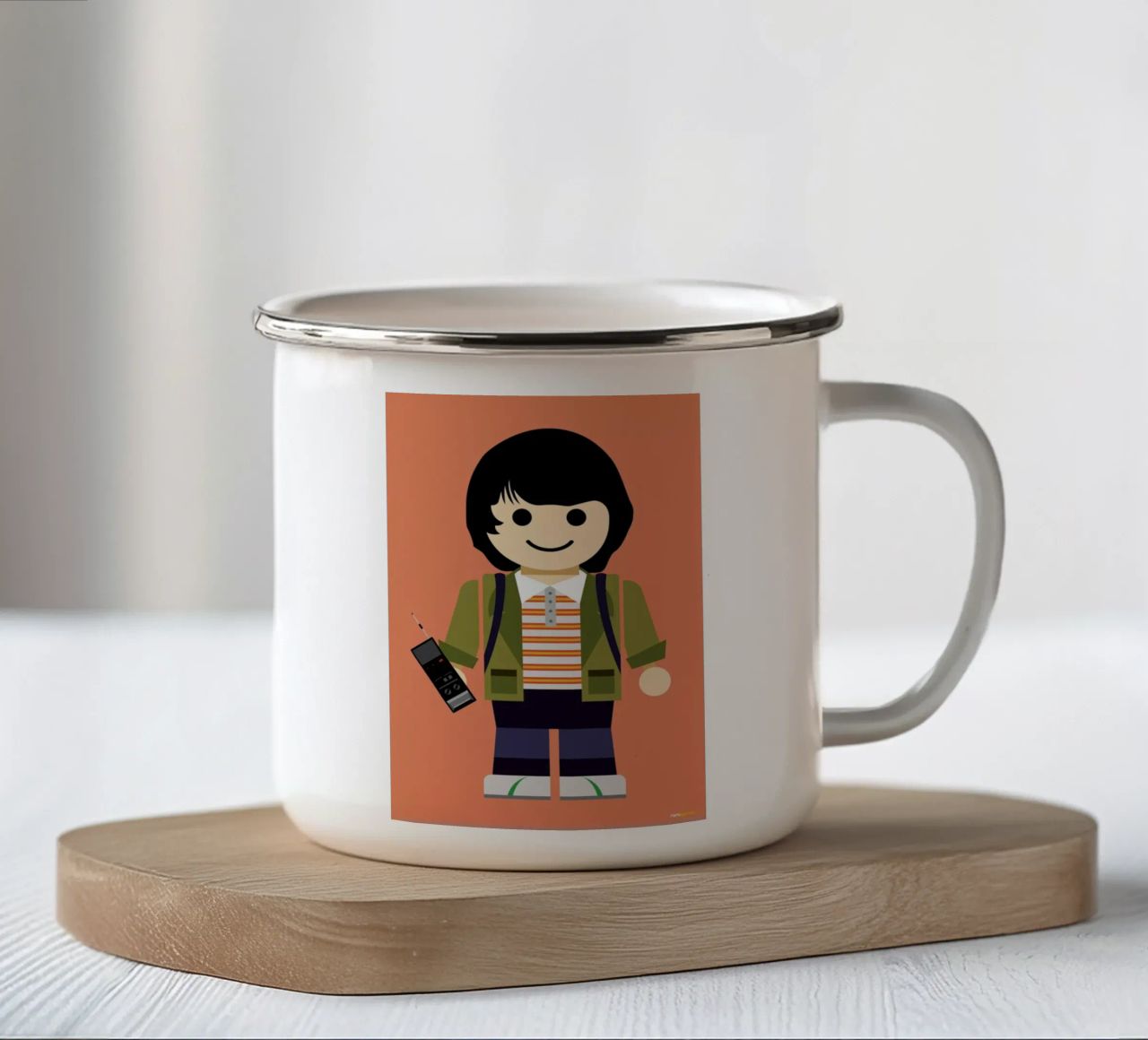 Mike Toy tazza in smalto da Rafa Gomes