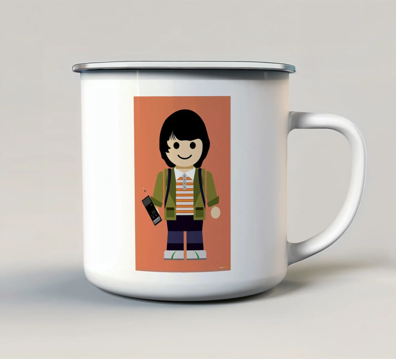 Mike Toy tazza in smalto da Rafa Gomes