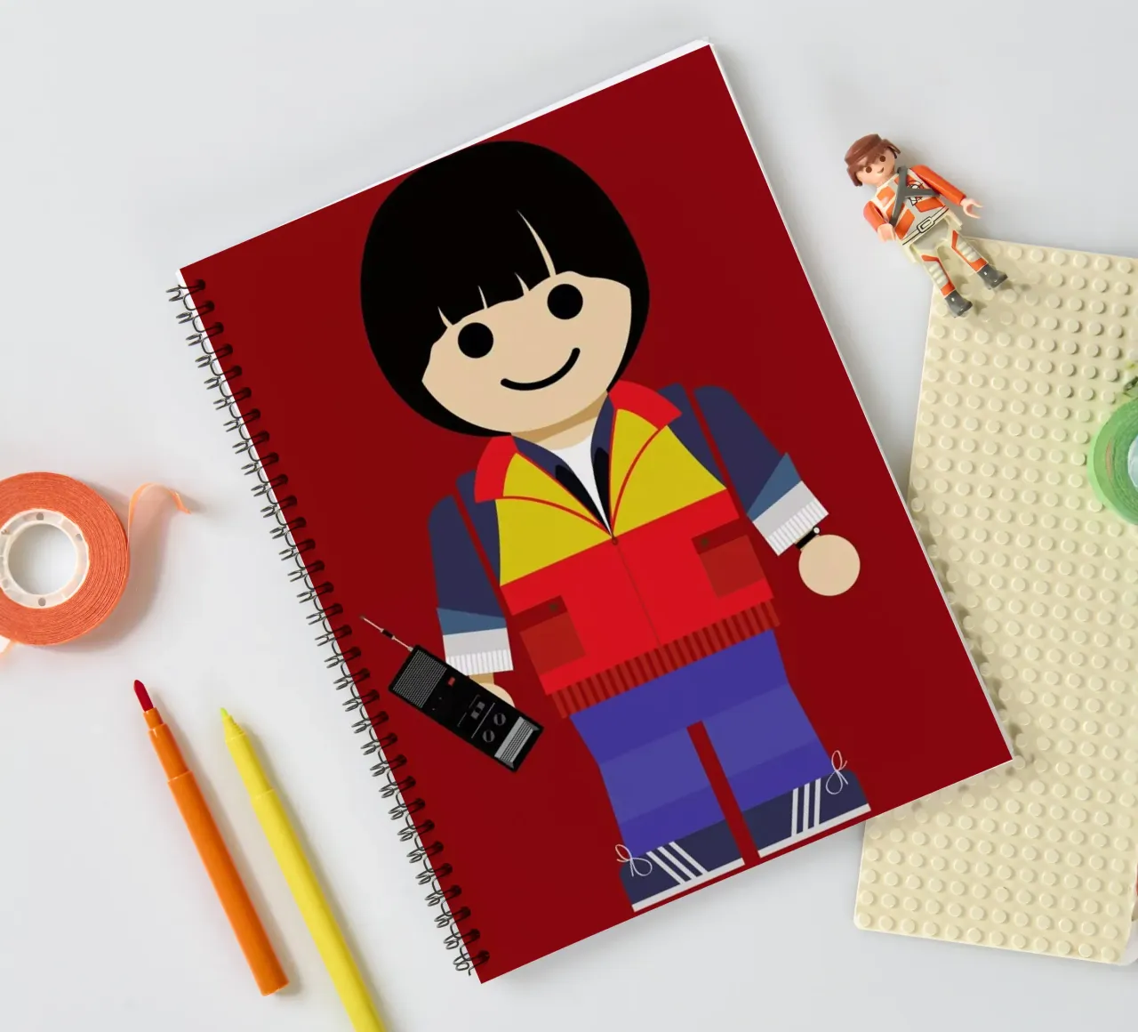 Will Toy spiral notebook by Rafa Gomes