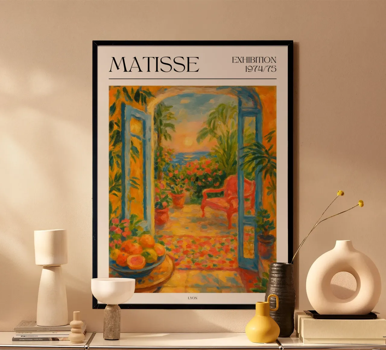 Henri Matisse inspiriertes Poster – Sommergarten poster da typealive