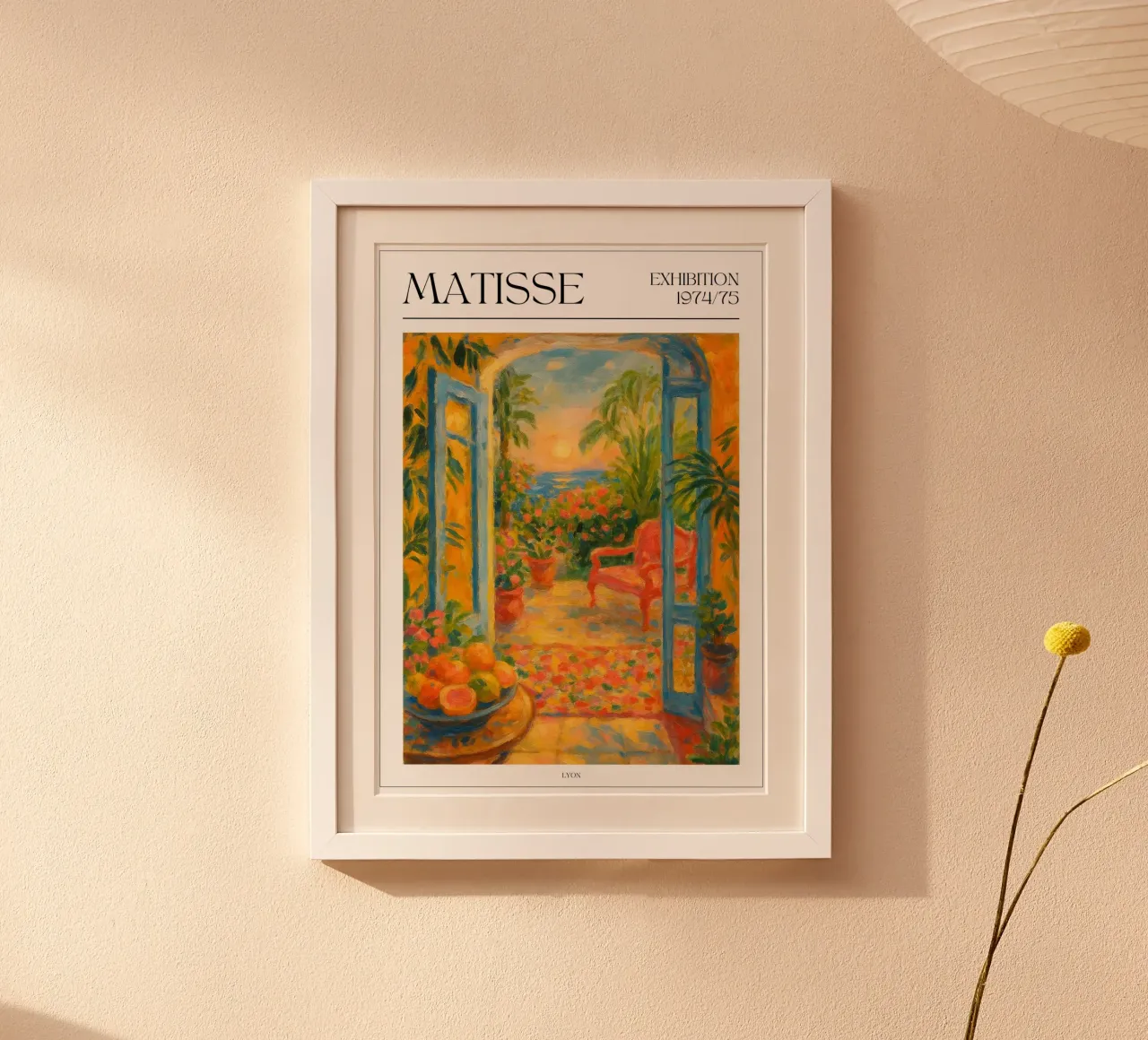 Henri Matisse inspiriertes Poster – Sommergarten poster da typealive